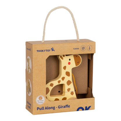 Pull & Push Juguete de Jirafa