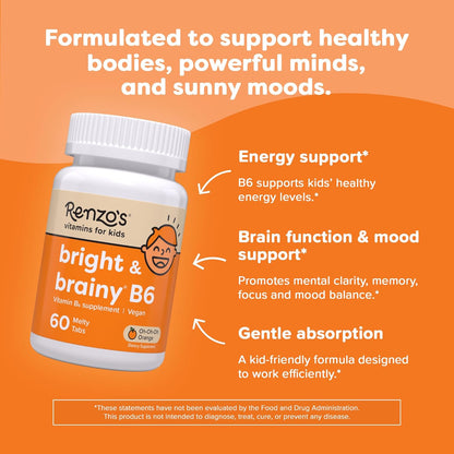 Renzo's Vitamina B6 Bright & Brainy