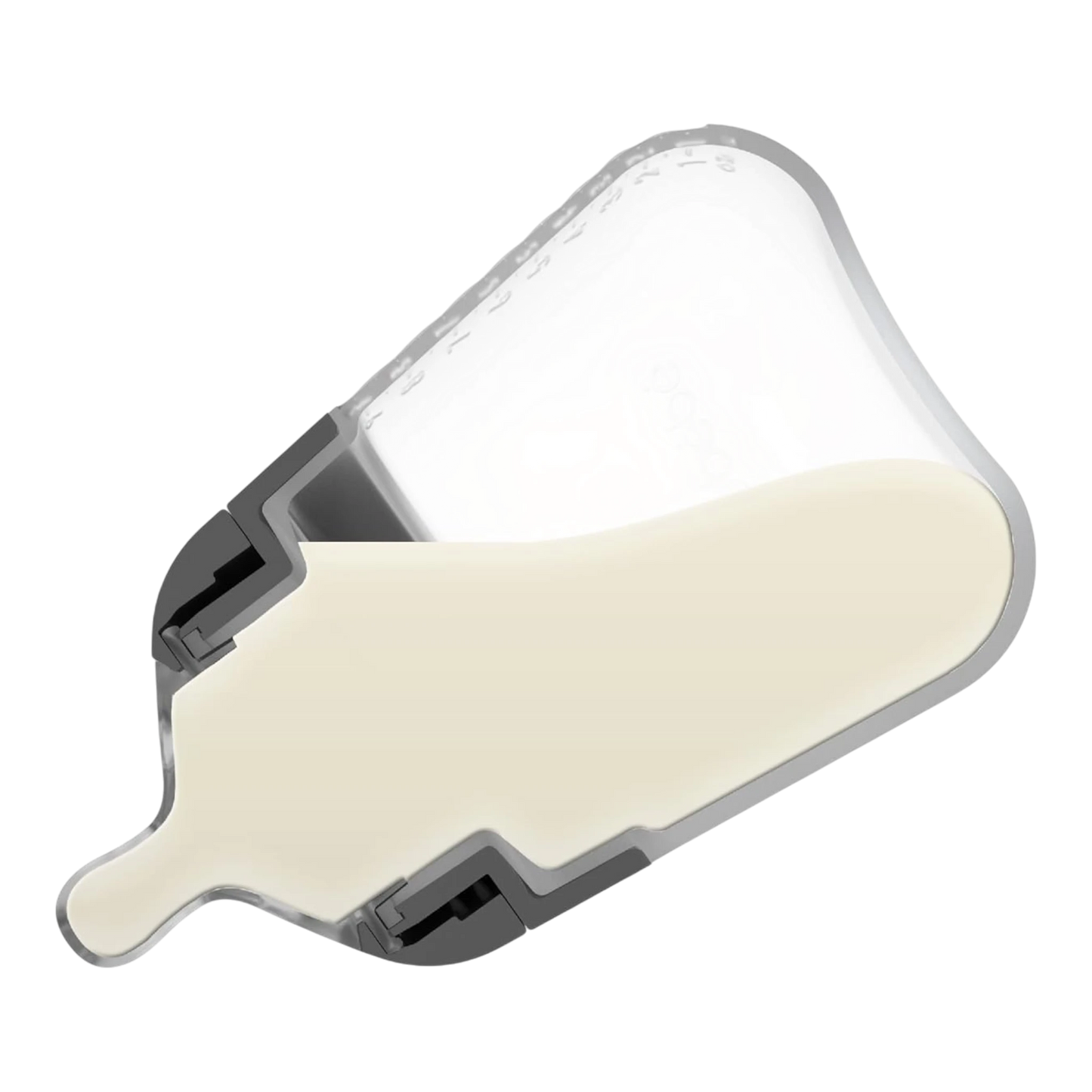 Nanobebe Flexy - Biberón de silicona para bebé, anti-cólico, paquete de 2, salvia, 5 onzas