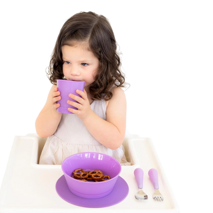 Ubbi Juego de alimentación para niños pequeños no tóxico de grado alimenticio