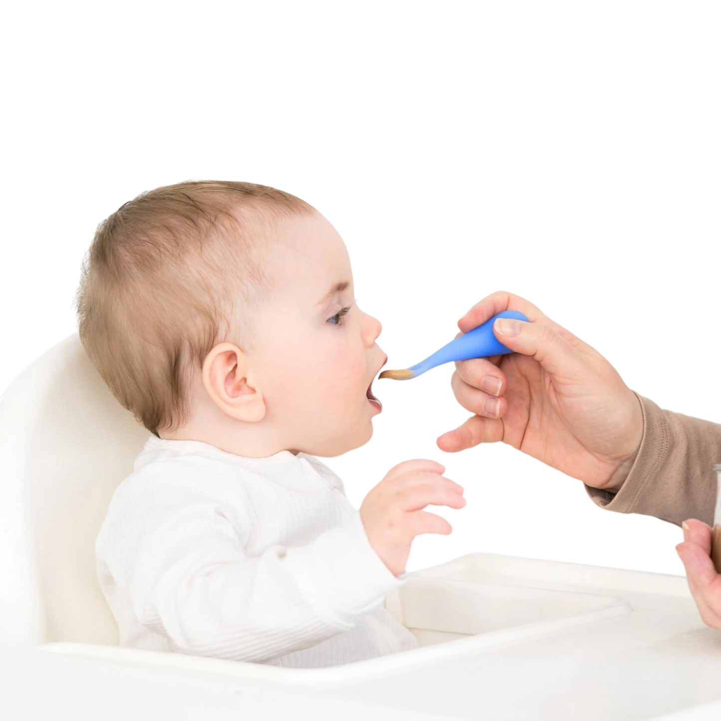 Ubbi Juego de alimentación para niños pequeños no tóxico de grado alimenticio