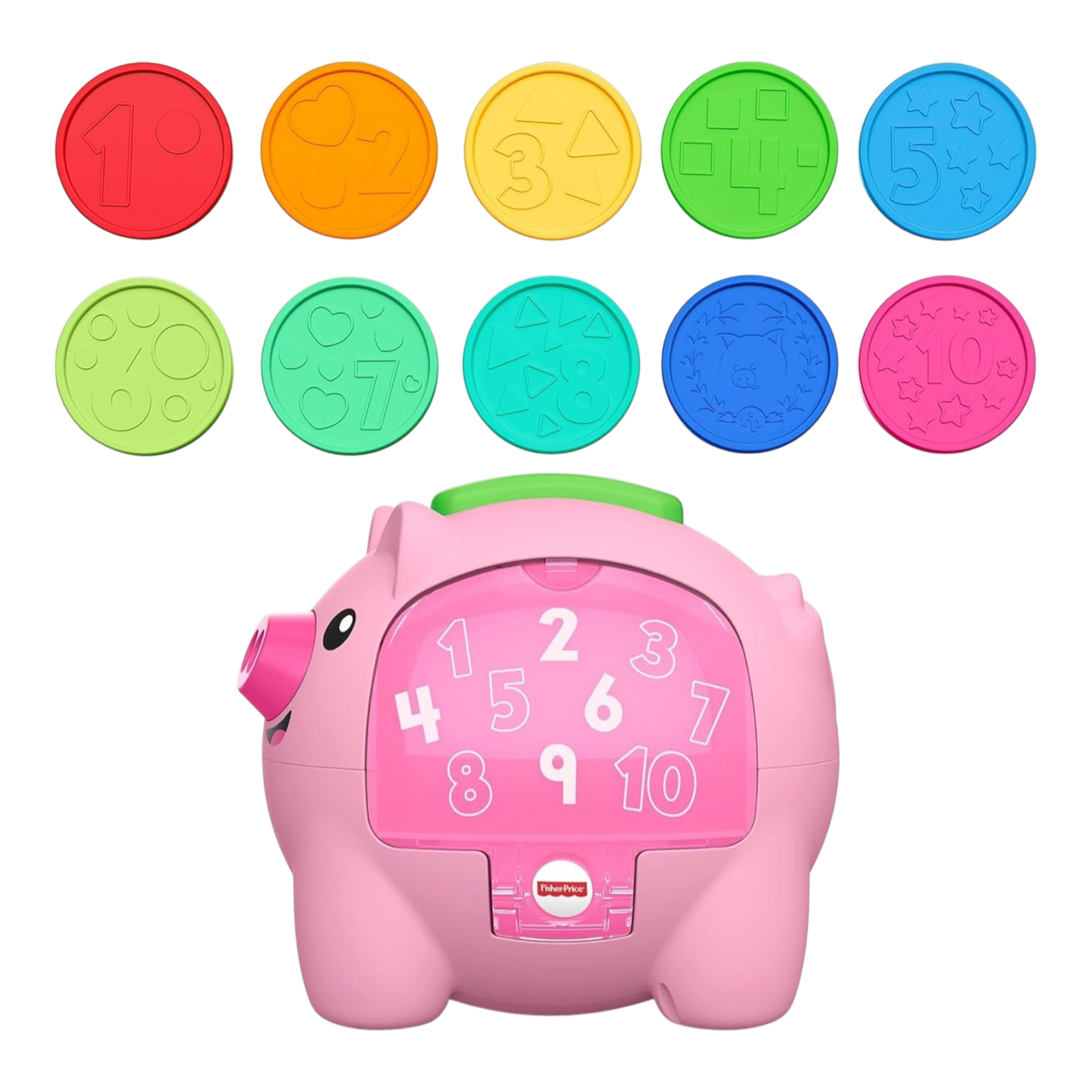 Alcancía de cochinito Fisher-Price Laugh & Learn Count & Rumble