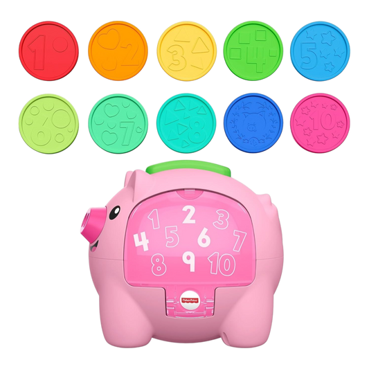 Alcancía de cochinito Fisher-Price Laugh & Learn Count & Rumble