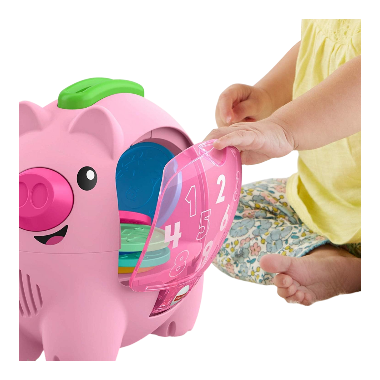 Alcancía de cochinito Fisher-Price Laugh & Learn Count & Rumble