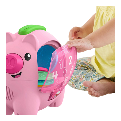 Alcancía de cochinito Fisher-Price Laugh & Learn Count & Rumble