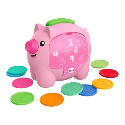 Alcancía de cochinito Fisher-Price Laugh & Learn Count & Rumble