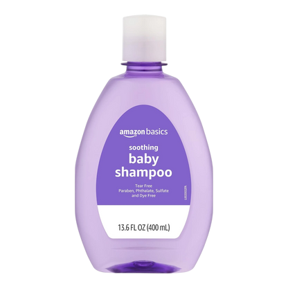 Amazon Basics Champú para bebés, sin lágrimas, aroma a lavanda y manzanilla
