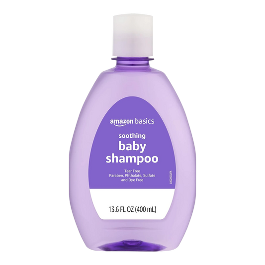 Amazon Basics Champú para bebés, sin lágrimas, aroma a lavanda y manzanilla
