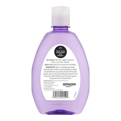 Amazon Basics Champú para bebés, sin lágrimas, aroma a lavanda y manzanilla
