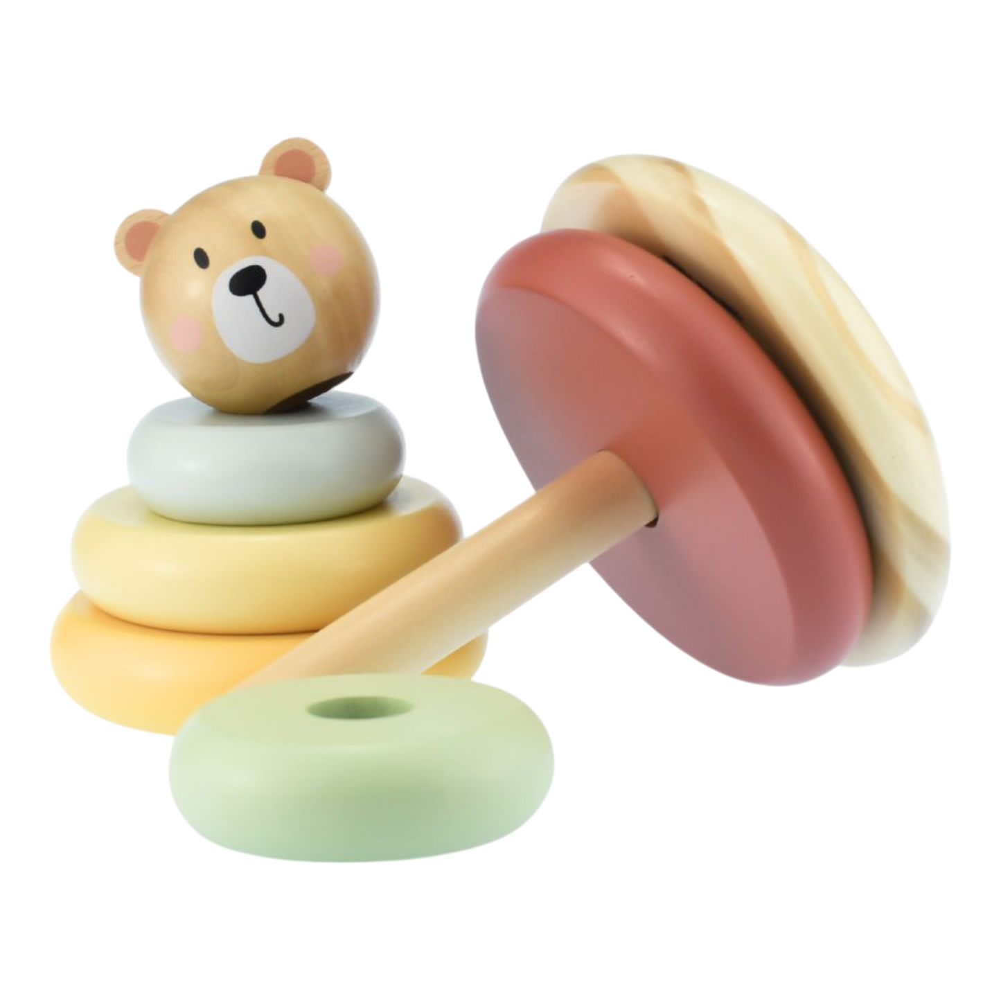 Juego Apilable de Madera Torre de Oso