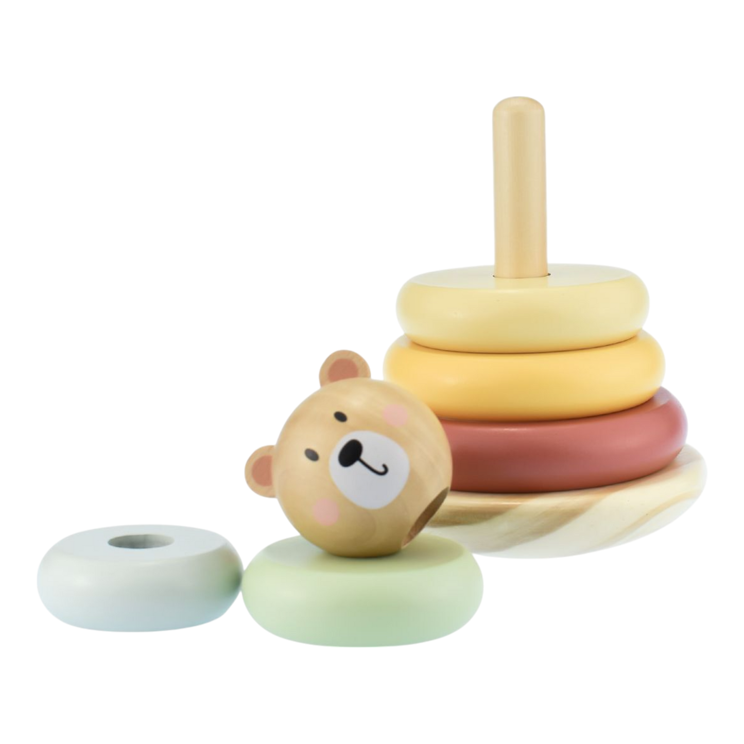Juego Apilable de Madera Torre de Oso