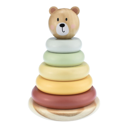 Juego Apilable de Madera Torre de Oso