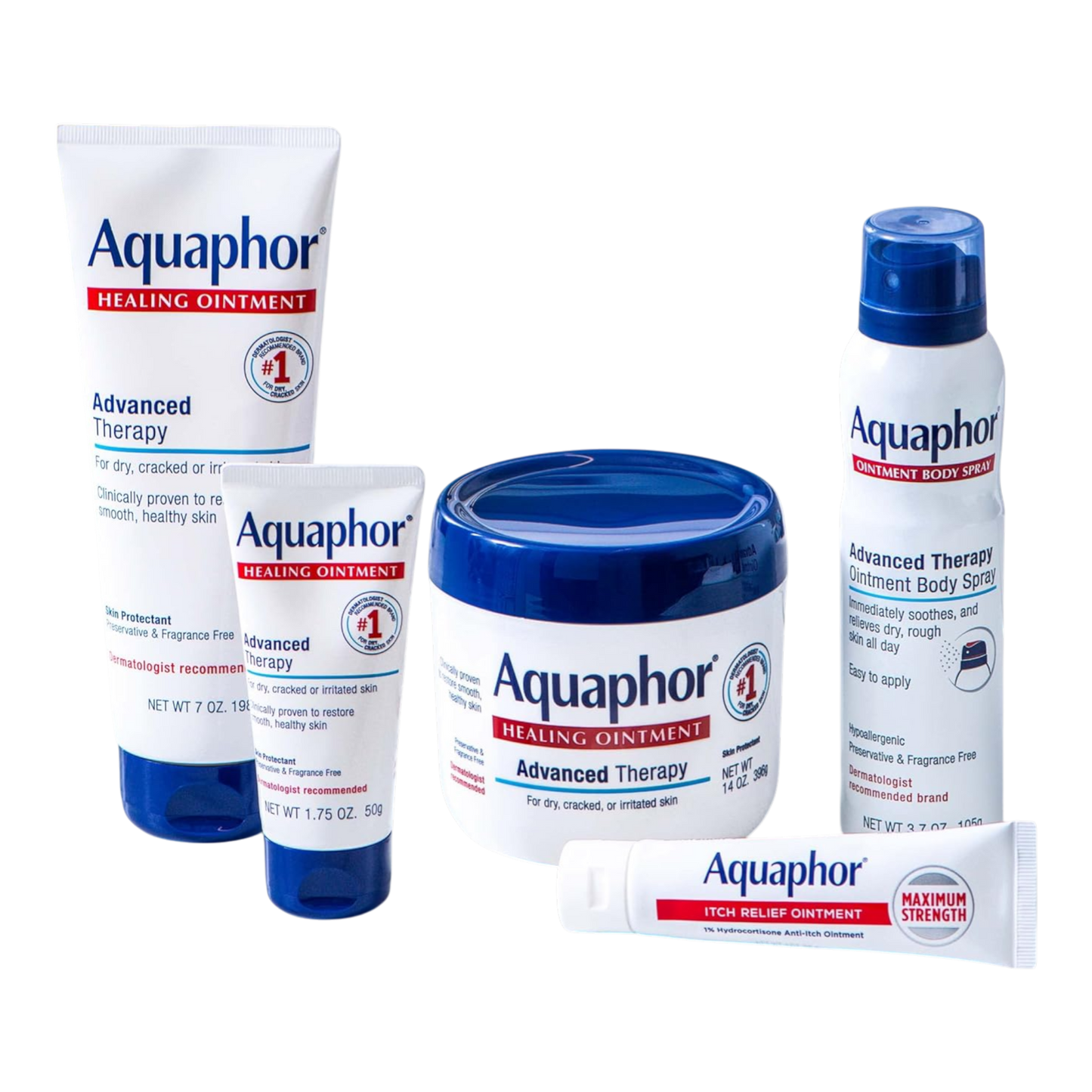 Aquaphor Aerosol corporal de ungüento Hidrata y cura la piel seca y áspera