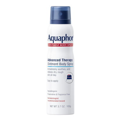 Aquaphor Aerosol corporal de ungüento Hidrata y cura la piel seca y áspera