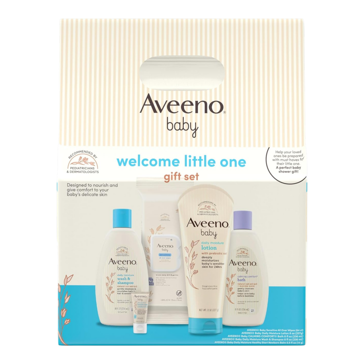 Aveeno Baby Welcome Little One - Set de regalo para el cuidado de la piel del bebé