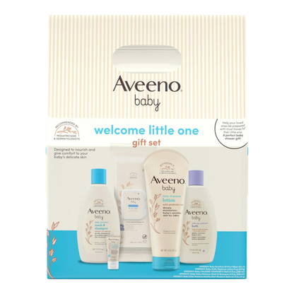 Aveeno Baby Welcome Little One - Set de regalo para el cuidado de la piel del bebé