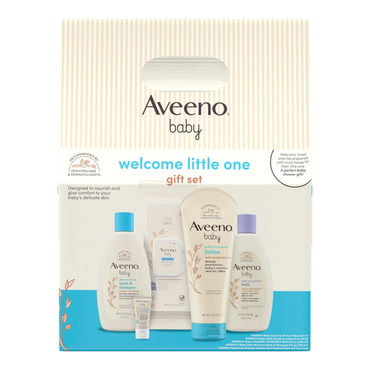 Aveeno Baby Welcome Little One - Set de regalo para el cuidado de la piel del bebé
