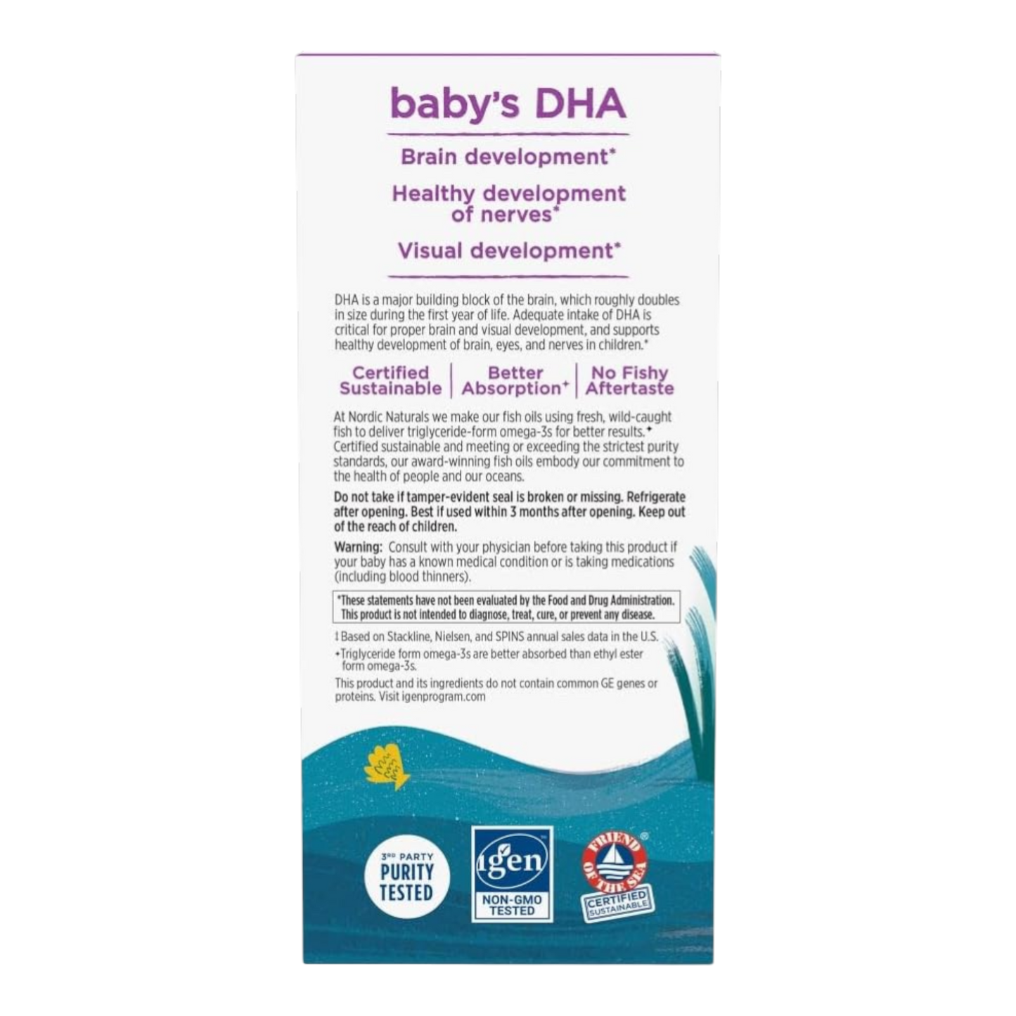 Nordic Naturals DHA del bebé Omega-3