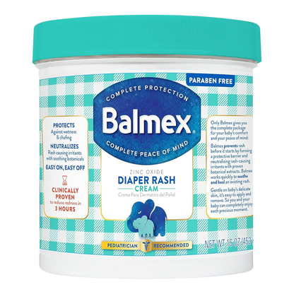 Balmex  - Crema diaria contra el sarpullido del pañal para bebé