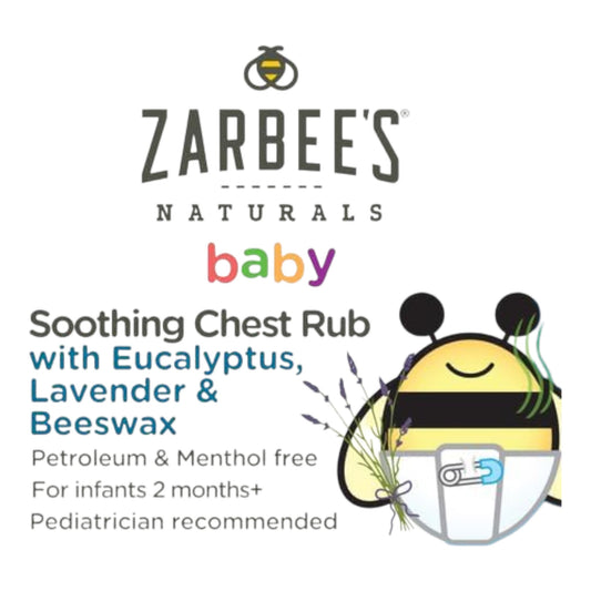Zarbee's Frotación calmante para el pecho con eucalipto y lavanda