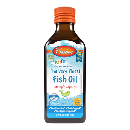 Carlson - El Mejor Aceite de Pescado para Niños, 800 mg de Omega-3