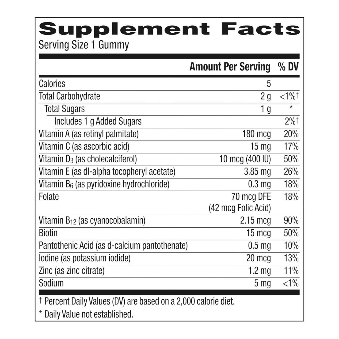 Centrum Gomitas Multivitamínicas para Niños, Sabor a Ponche Tropical Hechas con Sabores Naturales