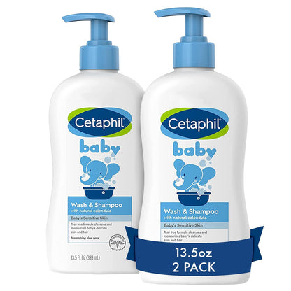 Jabón y champú para bebés Cetaphil Pack