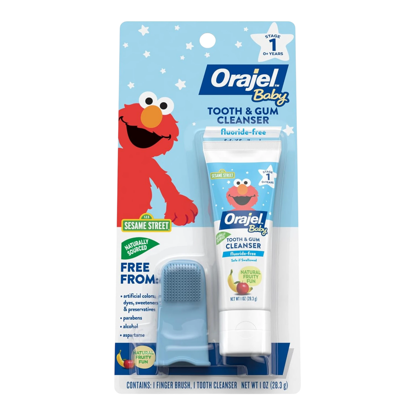 Orajel Pasta de dientes Elmo Training para niños sin flúor