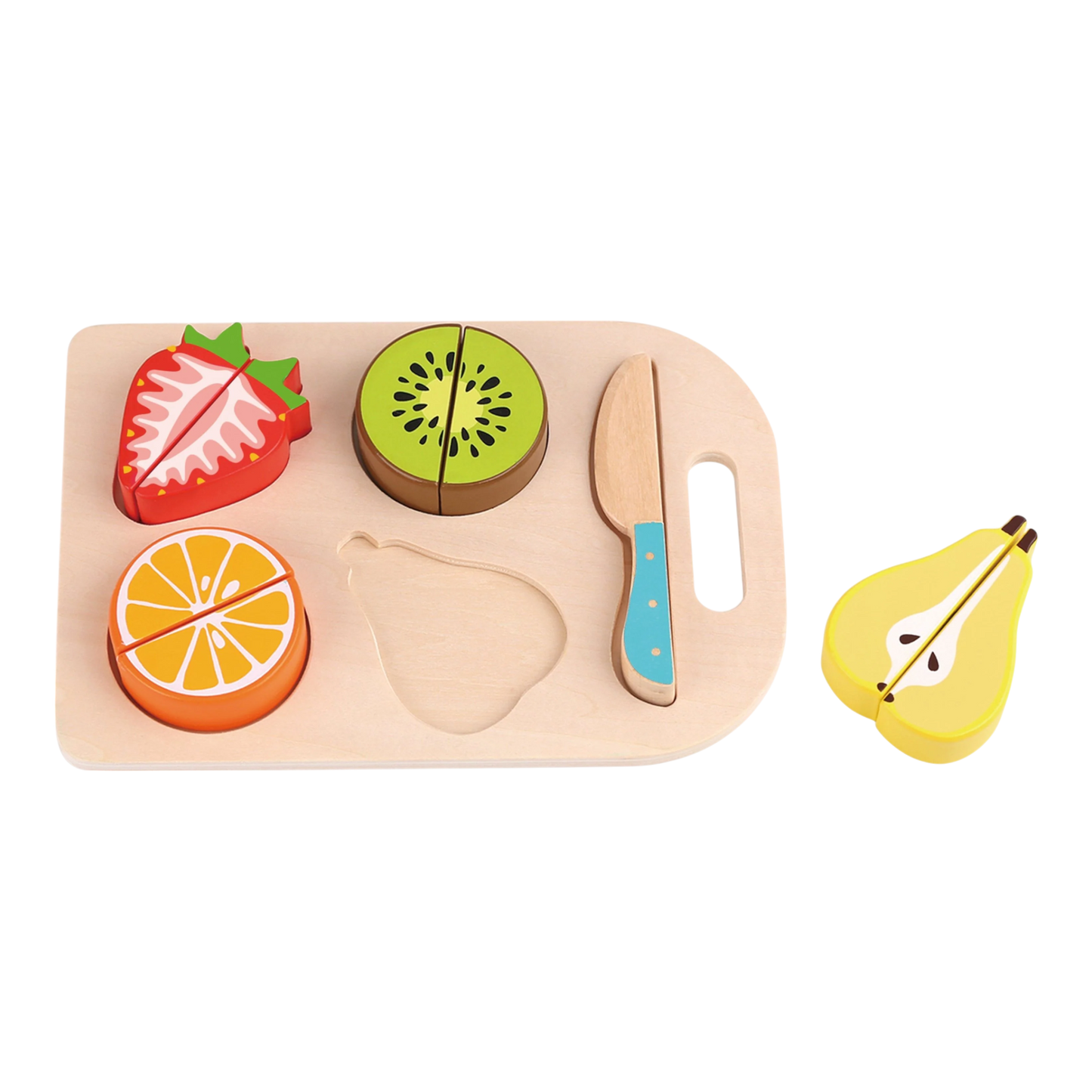 Set de Frutas para cortar Montessori