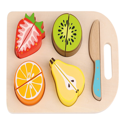Set de Frutas para cortar Montessori