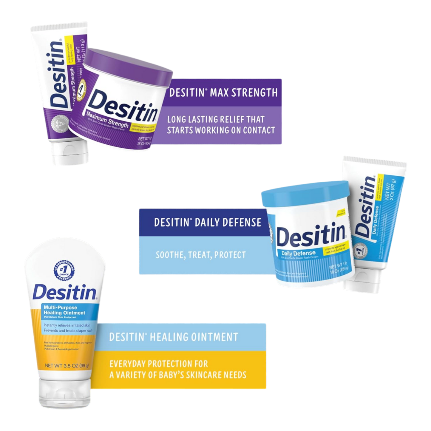 Desitin Crema para sarpullido de pañal
