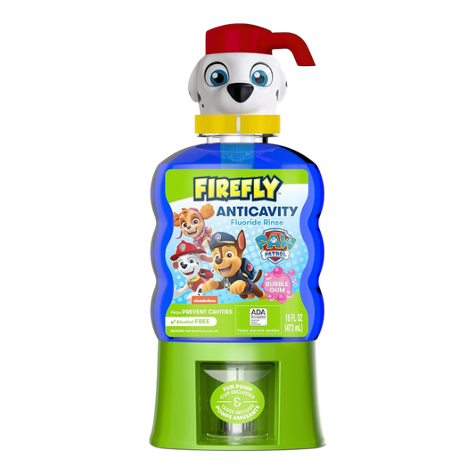 Enjuague bucal con flúor anticaries sabor chicle Paw Patrol