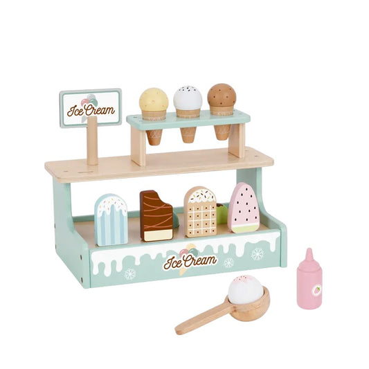 Juego de helado de madera Montessori