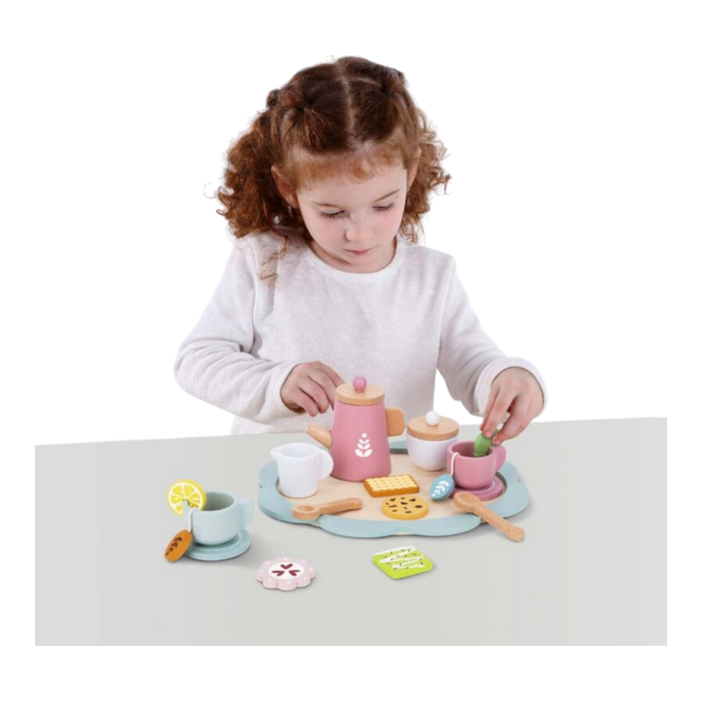 Juego de café y te madera Montessori