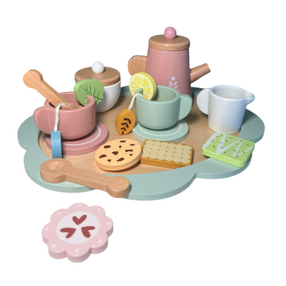 Juego de café y te madera Montessori