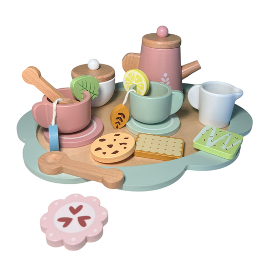 Juego de café y te madera Montessori