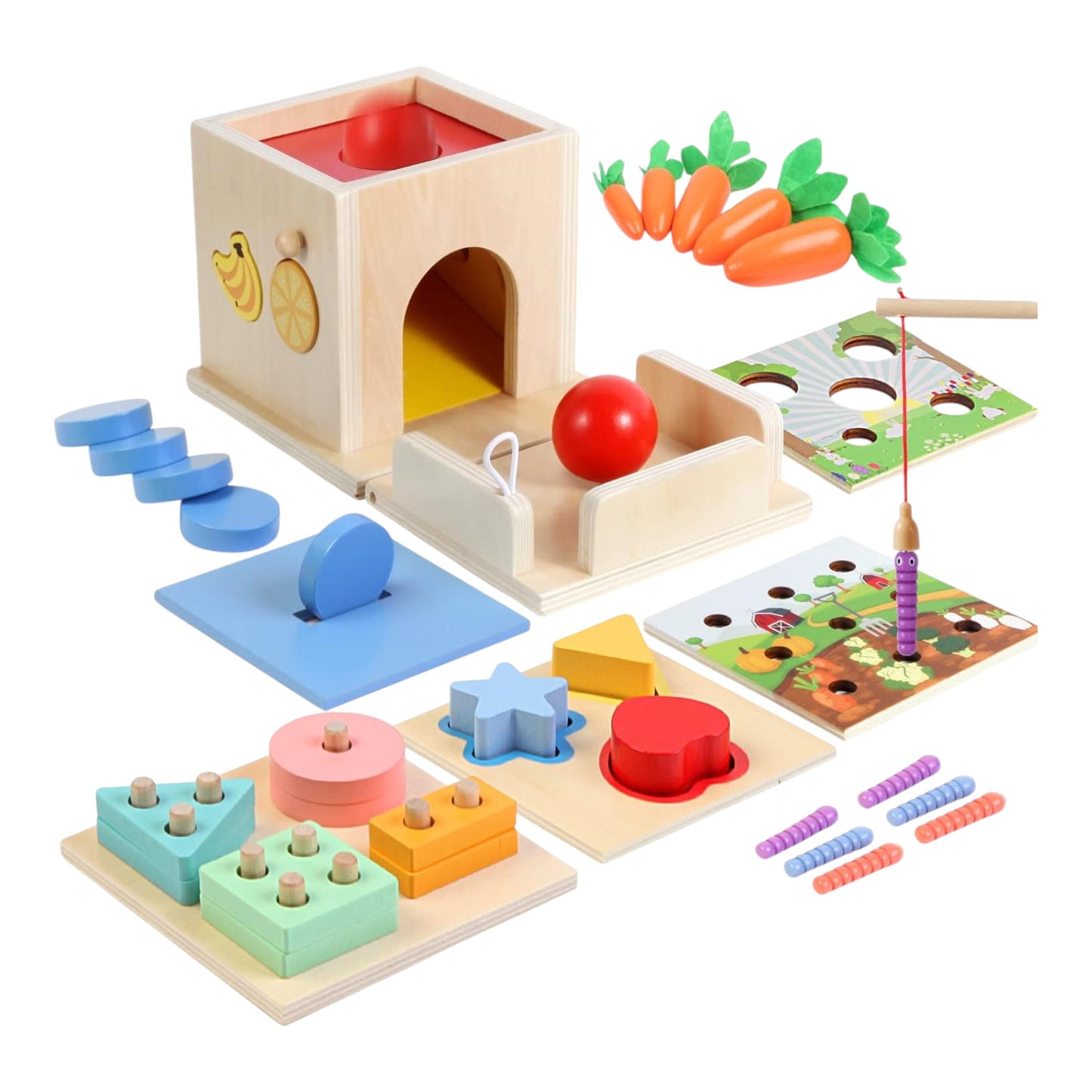 Juguetes Montessori 8 en 1