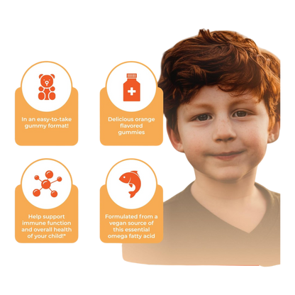 MaryRuth's - Gomitas veganas Omega 3 para niños a partir de 2 años