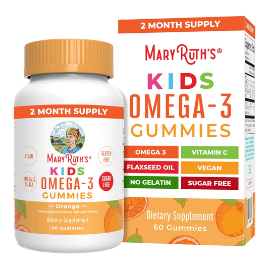 MaryRuth's - Gomitas veganas Omega 3 para niños a partir de 2 años