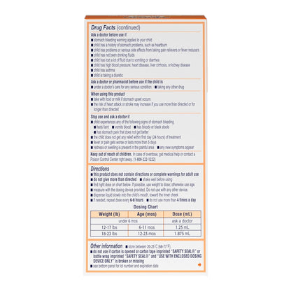 Motrin Gotas para bebés con ibuprofeno