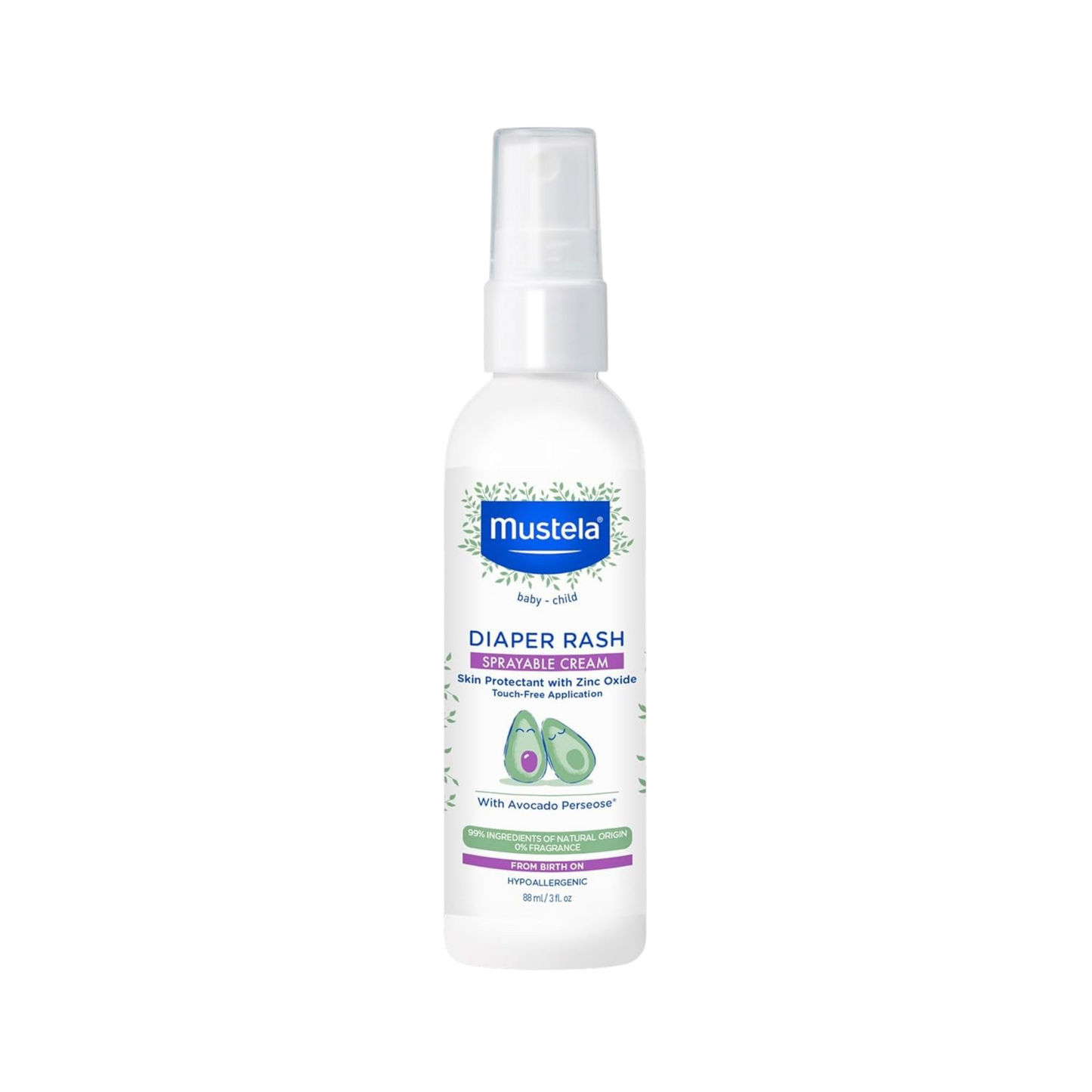 Mustela spray antipañalitis - Protector de piel con óxido de zinc