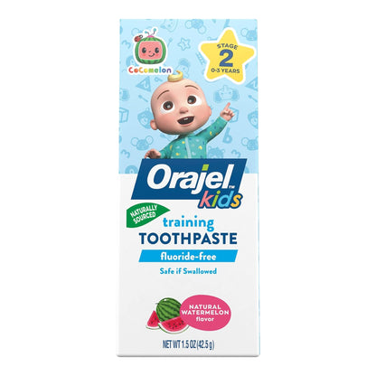 Orajel Pasta de dientes CoComelon Training para niños sin flúor