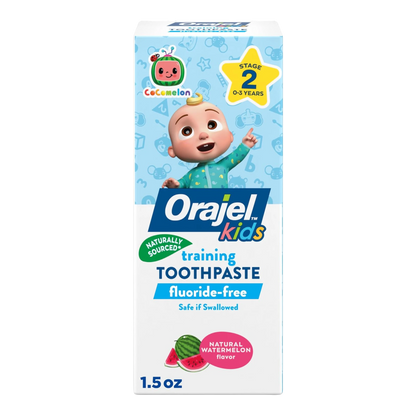 Orajel Pasta de dientes CoComelon Training para niños sin flúor