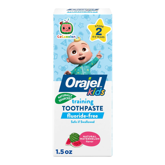 Orajel Pasta de dientes CoComelon Training para niños sin flúor