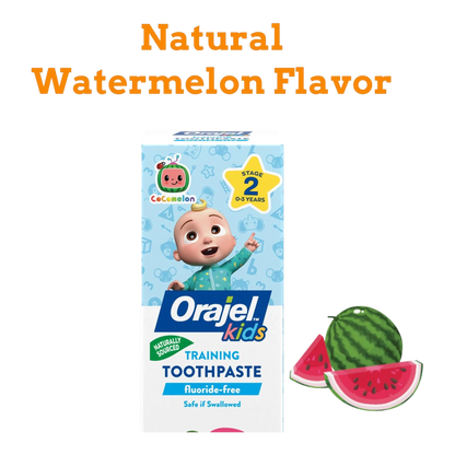 Orajel Pasta de dientes CoComelon Training para niños sin flúor