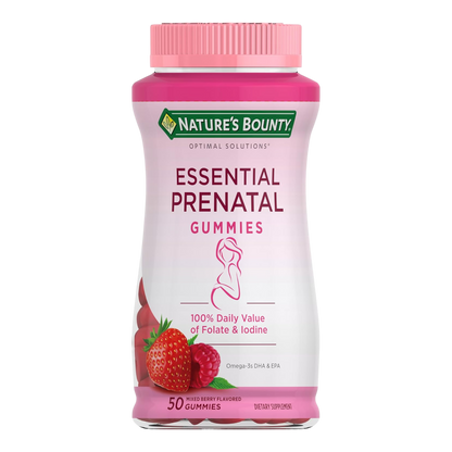 Nature's Bounty Optimal Solutions Essential, gomitas prenatales, 50 unidades