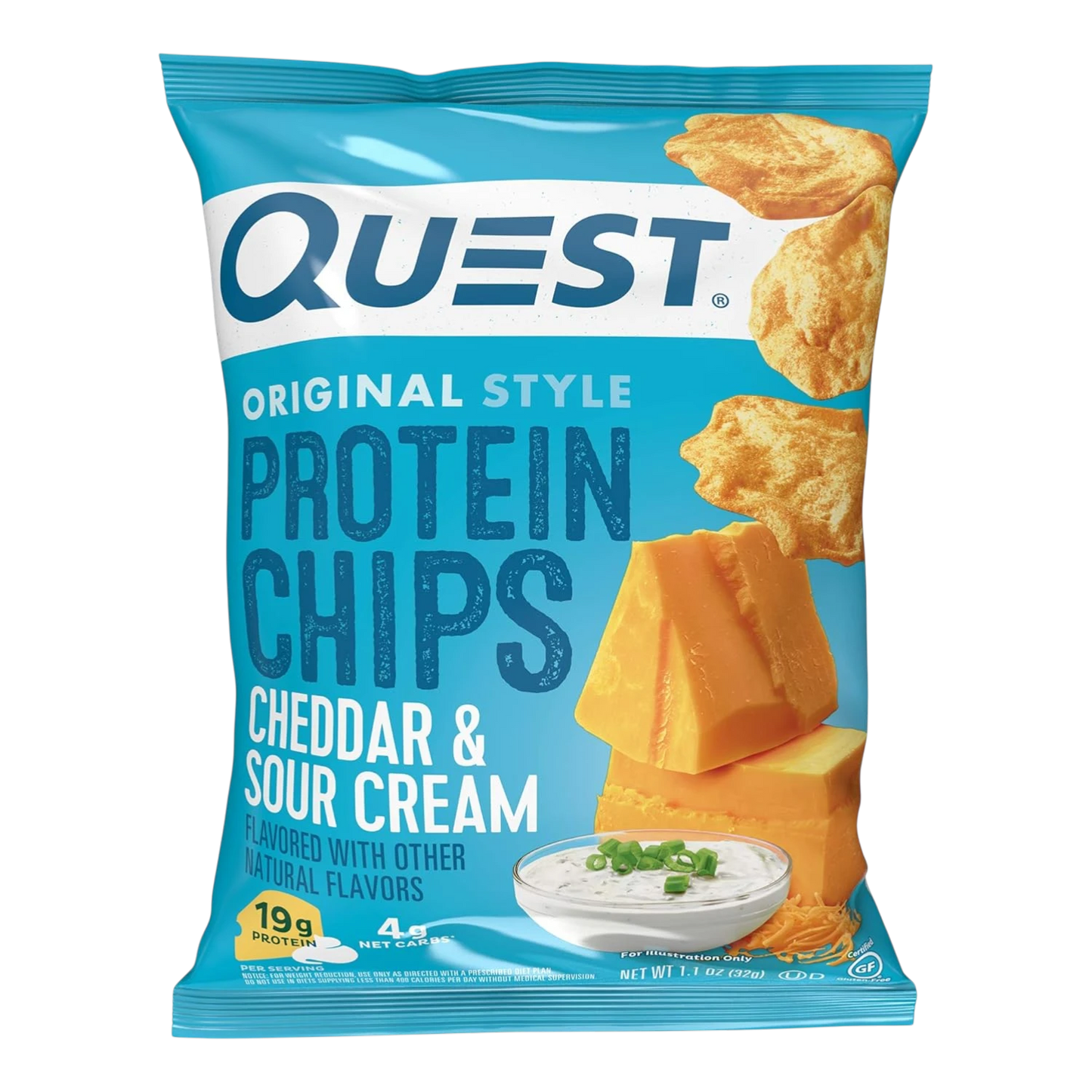 Quest Nutrition, sabor a Queso Cheddar y Crema Agria