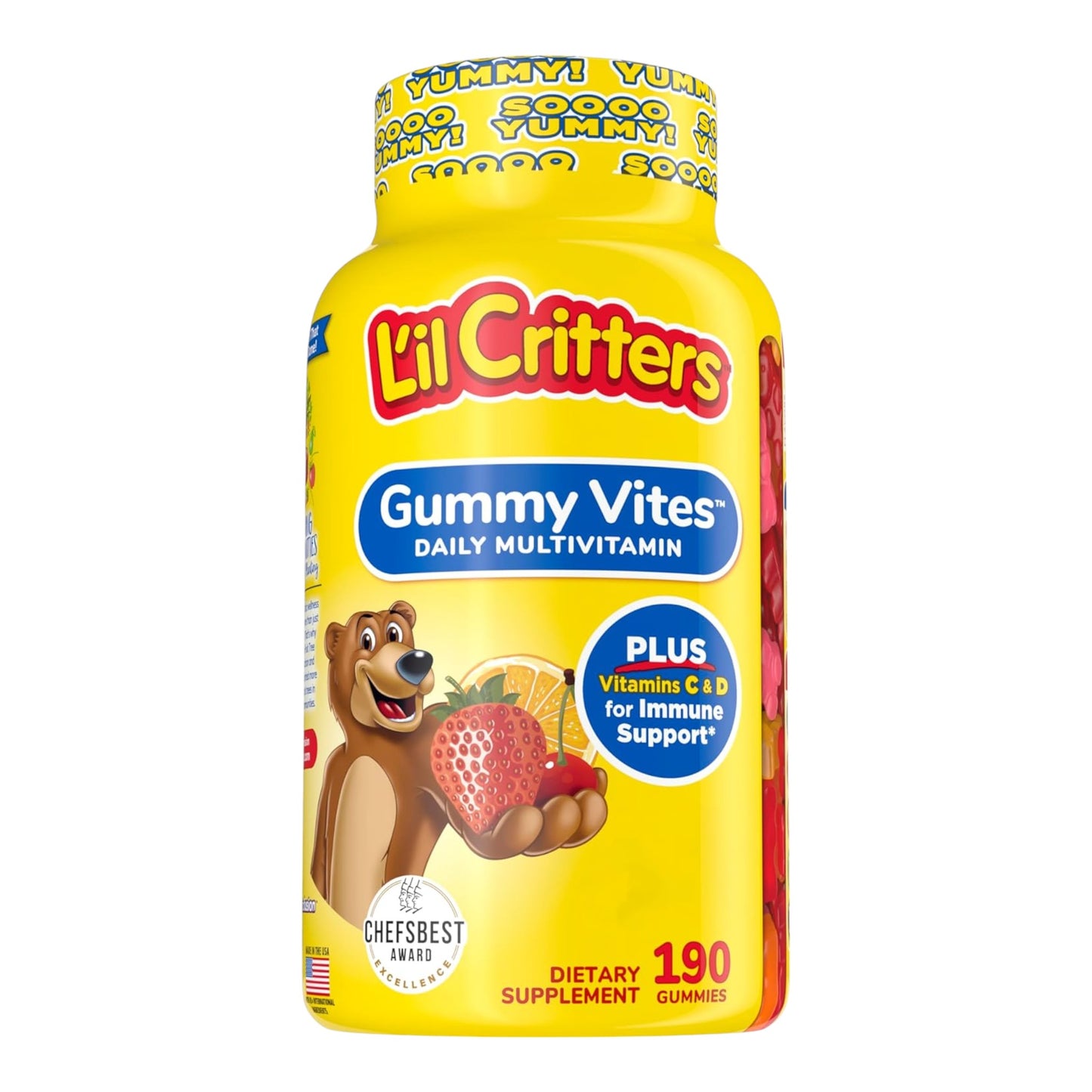 Vitaminas L'il Critters Gummy 190 Gomitas