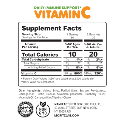 DR. MORITZ Gomitas de vitamina C para niños
