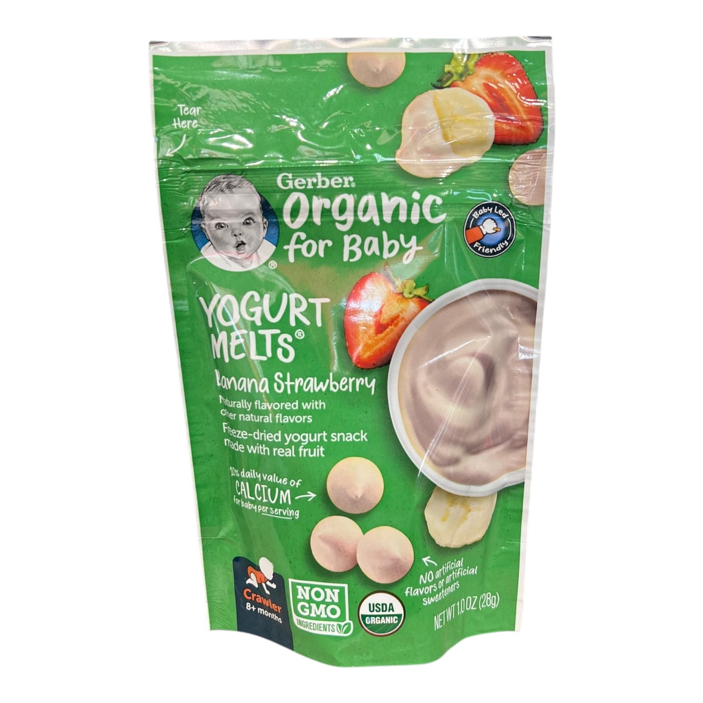 Gerber, Yogurt Melts, A partir de los 8 meses de edad, Fresa, 28 g